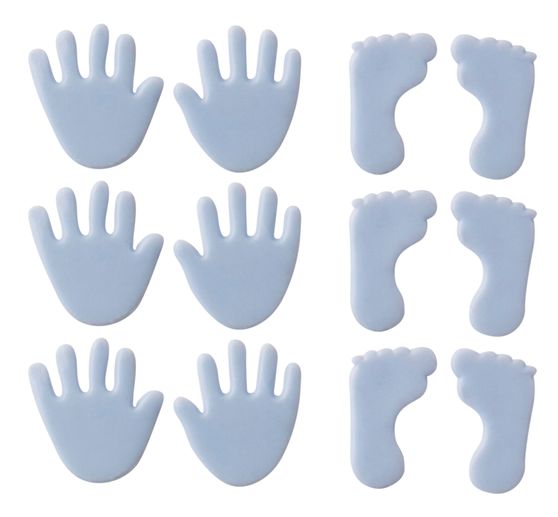 Motif en cire « Pieds & mains »