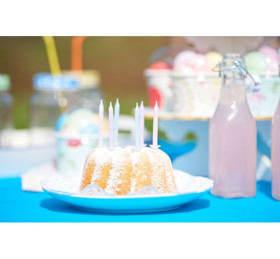 Bougies d’anniversaire avec supports, 24 pc.
