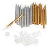 Bougies d’anniversaire avec supports, 24 pc.