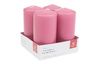 Pillar candle, dipped, pack of 4