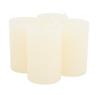 Bougies Marble, teintées dans la masse, 90 x 58 mm, 4 pc.