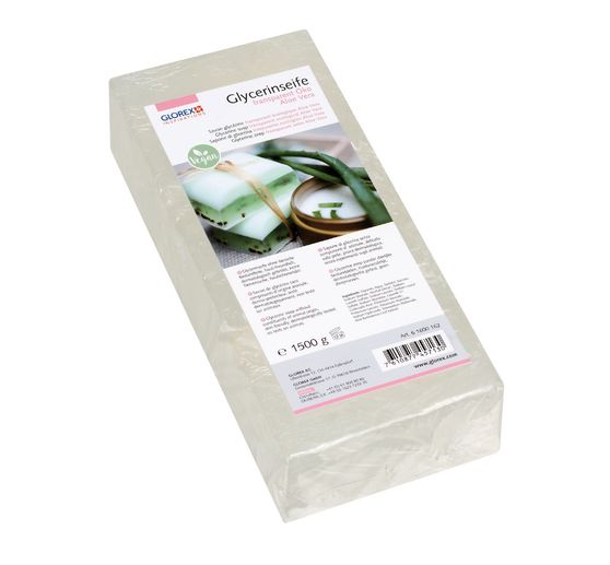 Savon glycérine écologique « Aloe Vera », Transparent