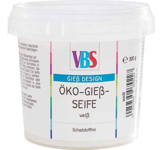 Savon écologique VBS pour moulage, Blanc