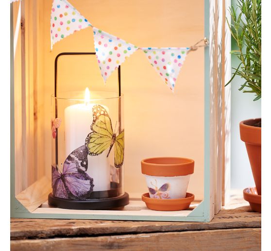 Serviette « Papillons voletants »