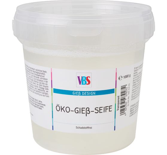 Savon écologique VBS pour moulage, Transparent