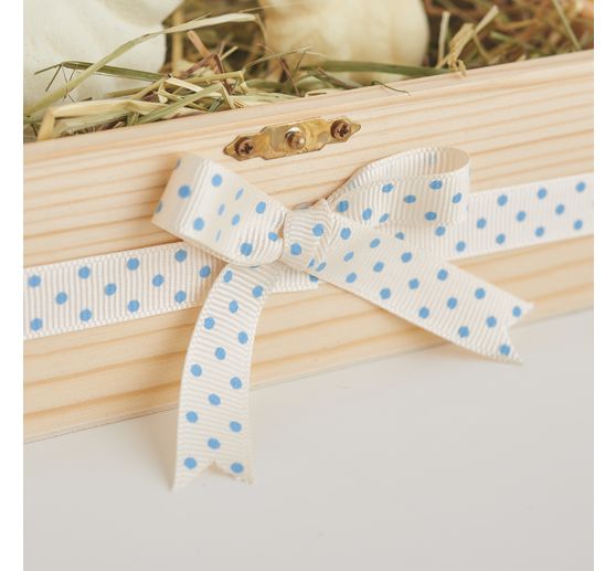 Ruban gros grain &laquo; Baby Dots &raquo;