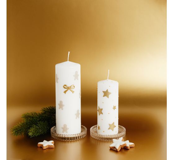 Pillar candle flat head 200/70mm