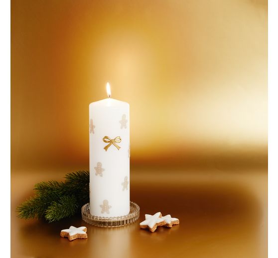 Pillar candle flat head 200/70mm