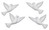 Motifs en cire &laquo; Colombes &raquo;, 2 paires