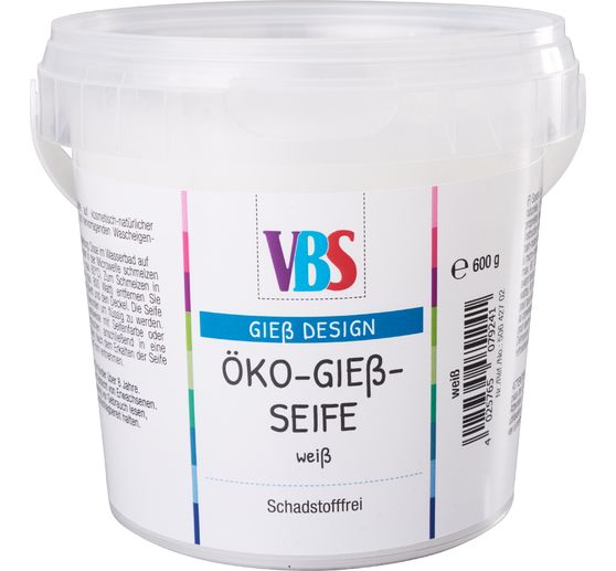 Savon écologique VBS pour moulage, Blanc