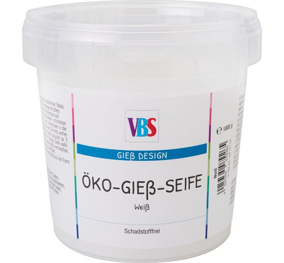 Savon écologique VBS pour moulage, Blanc