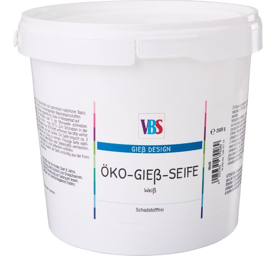 Savon écologique VBS pour moulage, Blanc