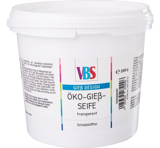 Savon écologique VBS pour moulage, Transparent
