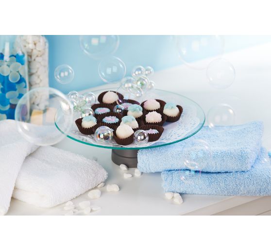 Assiette en verre ronde VBS