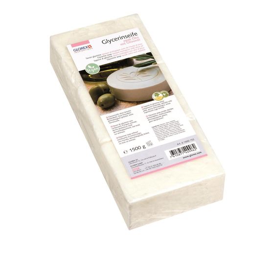 Savon glycérine écologique « Huile d'olive », Opaque