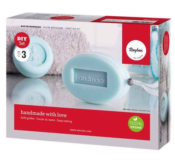 Set créatif "handmade with love", mouler du savon