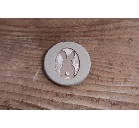 Empreinte de moulage « Lapin », 55x40mm, ovale