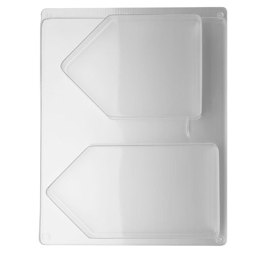 Moule "2 maisons", env. 13,5 - 16,5 cm