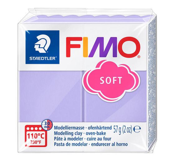 FIMO effect couleurs pastel, 57 g