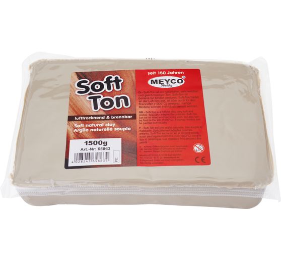 Soft clay, 1.5 kg