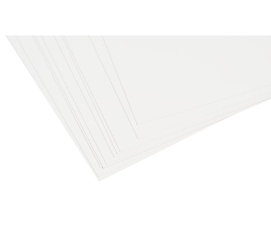 Cartes à peindre encaustique, blanches, A5,10 pc.