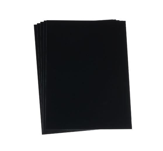 Cartes à peindre encaustique, A4, 5 pc., Noir