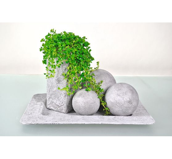 Set effet béton, 8 pc.
