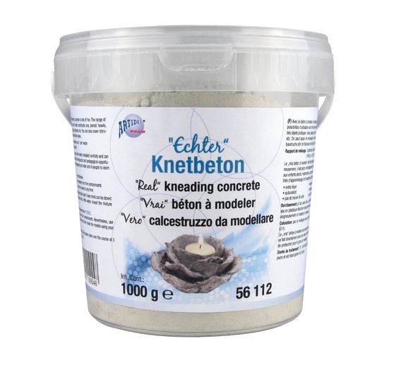 Véritable béton à modeler