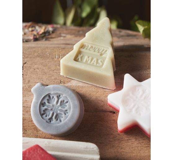 Relief inlay "Snowflake + star"