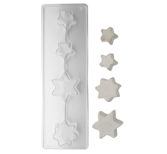 Casting mould "Stars", 4 motives