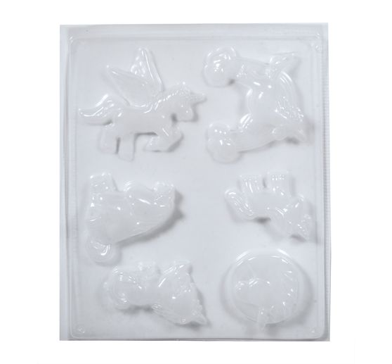 Moule « Licornes », 6 motifs, env. 5-6 cm