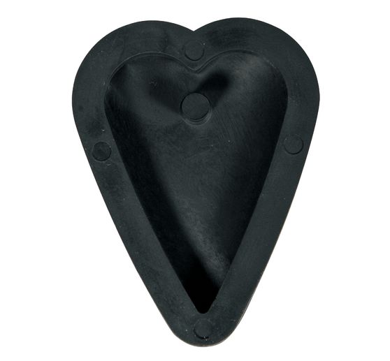 Casting mould"Decoration pendant Heart", approx. 2.7 x 3.9 cm