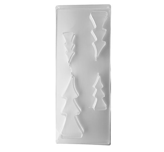 Moule "4 sapins", env. 8-16 cm