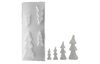 Casting mold "4 fir trees", approx. 8-16 cm