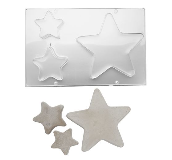 Moule « Etoiles », 3 pc., Ø 8,10,20 cm