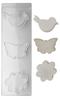 Casting mould "Bird, butterfly, flower"