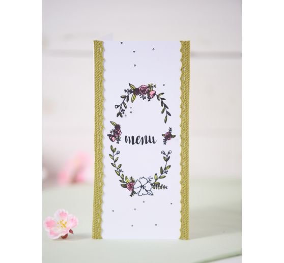 Cartes doubles avec enveloppes « DL », 50 pc.