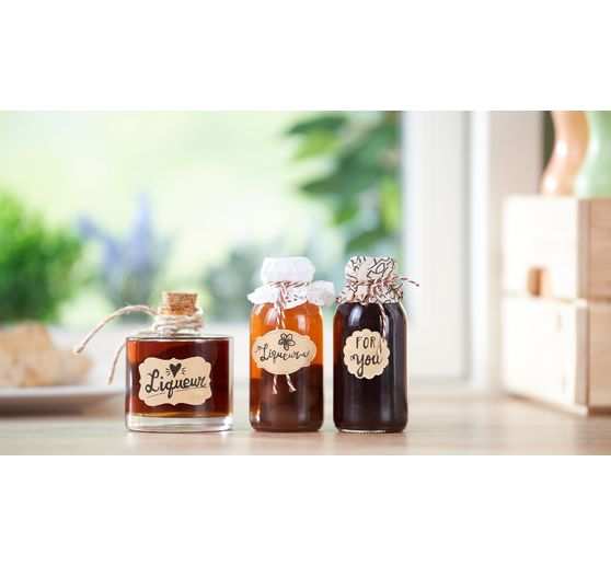 Bouteilles en verre à fermeture mécanique VBS, 2 pc.