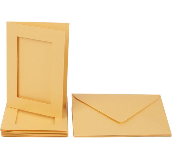 Cartes passe-partout « Rectangle », A6, 220 g/m², 10 pc. 