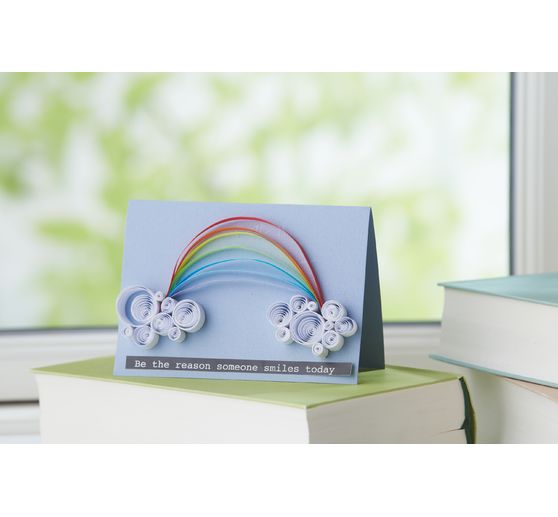 Bandes De Quilling Papier Blanc VBS - 5mm X 390mm - Lot De 600 Pièces