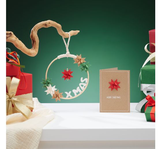 Cartes doubles avec enveloppes « Papier kraft », A6, 50 pc.