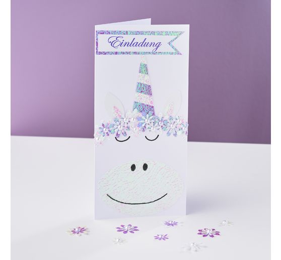 Cartes doubles avec enveloppes « DL », 50 pc.