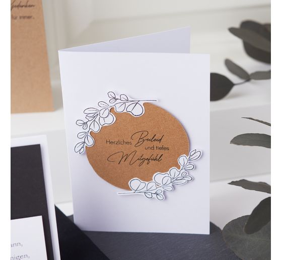 Cartes doubles avec enveloppes « A6 », 50 pc.