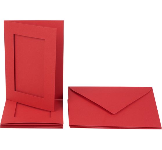 Cartes passe-partout « Rectangle », A6, 220 g/m², 10 pc. 