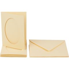 Crafts UK 996-50 Cartes et enveloppes 10x10 cm, Blanc, 10,2 x 10,2 cm 382  995