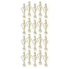 Relief stickers "Bonne Fête", 10 x 23 cm Gold
