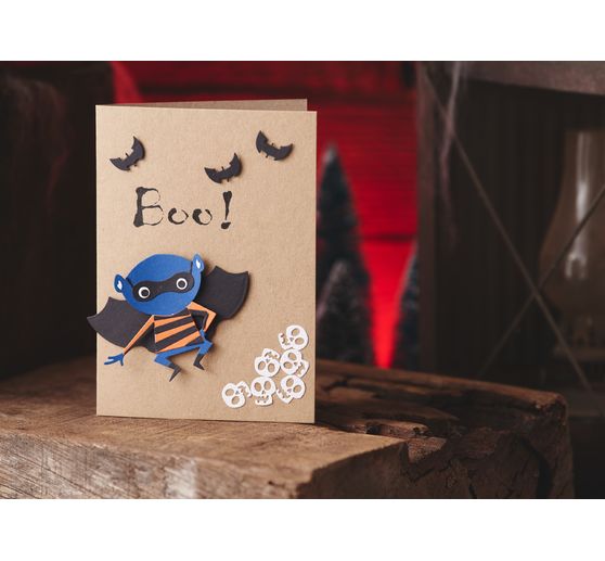 Cartes doubles avec enveloppes « Papier kraft », A6, 50 pc.