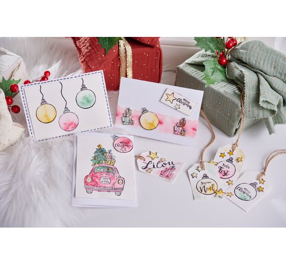 Cartes doubles avec enveloppes « A6 », 50 pc.