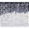 VBS Set d'autocollants en relief "Xmas" Argent