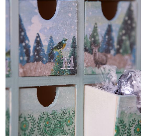 Relief sticker "Advent numbers"